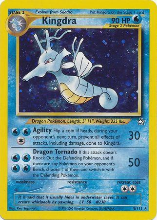 Kingdra 008  - Unlimited Holofoil - Holo Rare