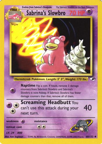 Slowbro de Sabrina (60/132) [Gym Heroes Unlimited] 