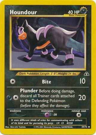 Houndour (39) (39) 039  - Unlimited - Uncommon