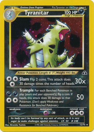 Tyranitar (12)/75  - Unlimited Holofoil - Holo Rare
