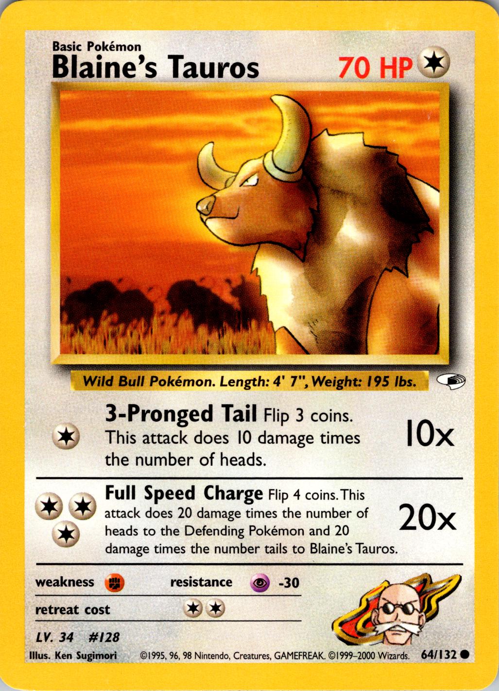 Blaine's Tauros 064  - Unlimited - Common