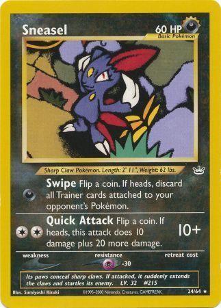 Sneasel 024/64  - Unlimited - Rare