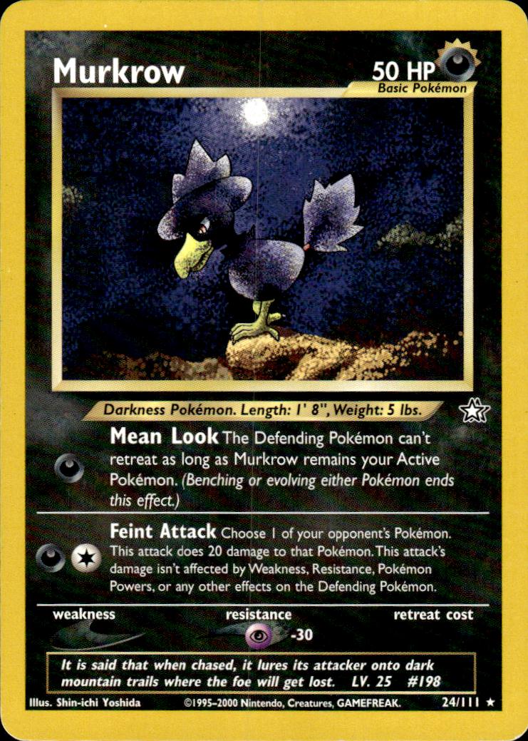 Murkrow 024  - Unlimited - Rare