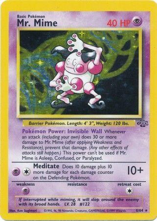 Mr. Mime (6) (6) 006  - Unlimited Holofoil - Holo Rare