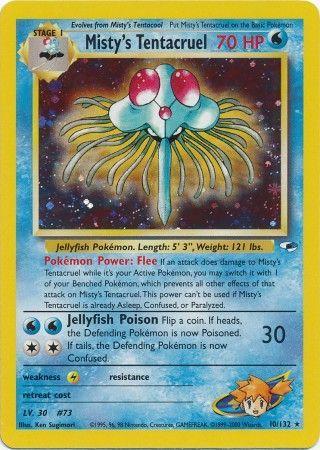 Misty's Tentacruel 010  - Unlimited Holofoil - Holo Rare