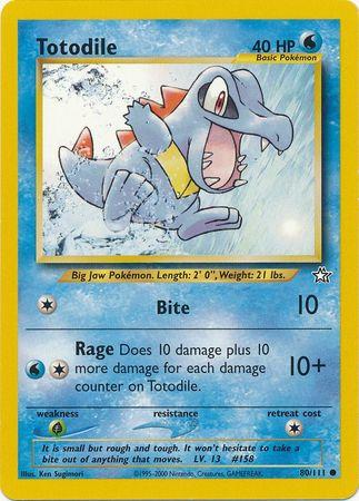 Totodile (80/111) [Neo Genesis Illimité] 