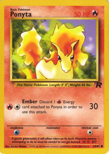 Ponyta (64/82) [Team Rocket Illimité] 