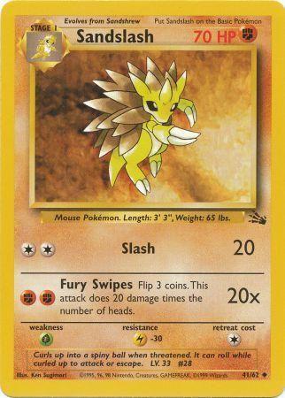 Sandslash 041  - Unlimited - Uncommon