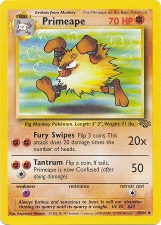 Primeape 043  - Unlimited - Uncommon