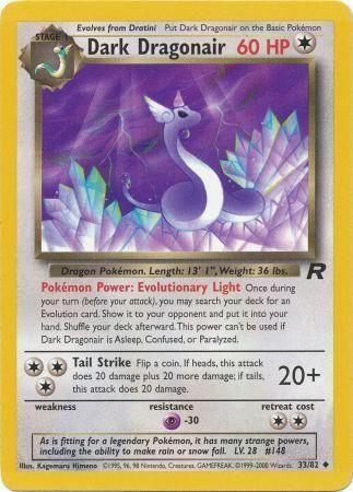 Dark Dragonair 033  - Unlimited - Uncommon