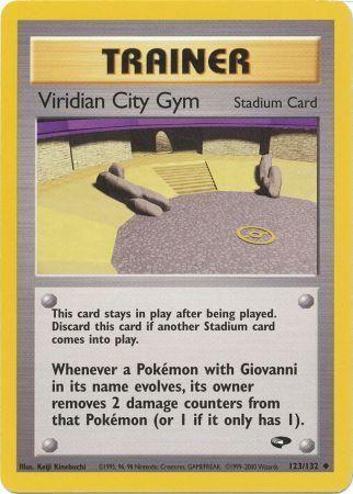 Viridian City Gym 123  - Unlimited - Uncommon