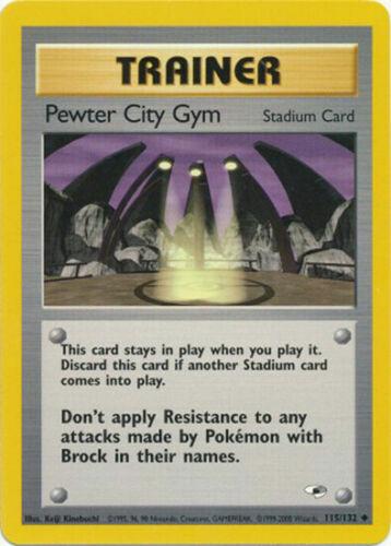 Pewter City Gym 115  - Unlimited - Uncommon