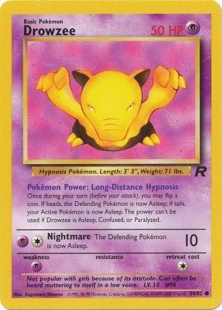 Drowzee (54/82) [Team Rocket Illimité] 