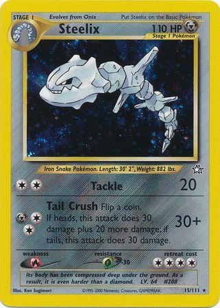 Steelix 015  - Unlimited Holofoil - Holo Rare