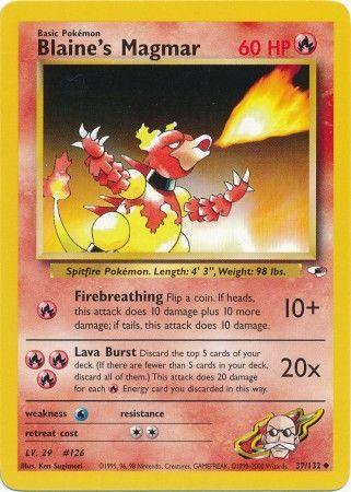 Blaine's Magmar 037  - Unlimited - Uncommon