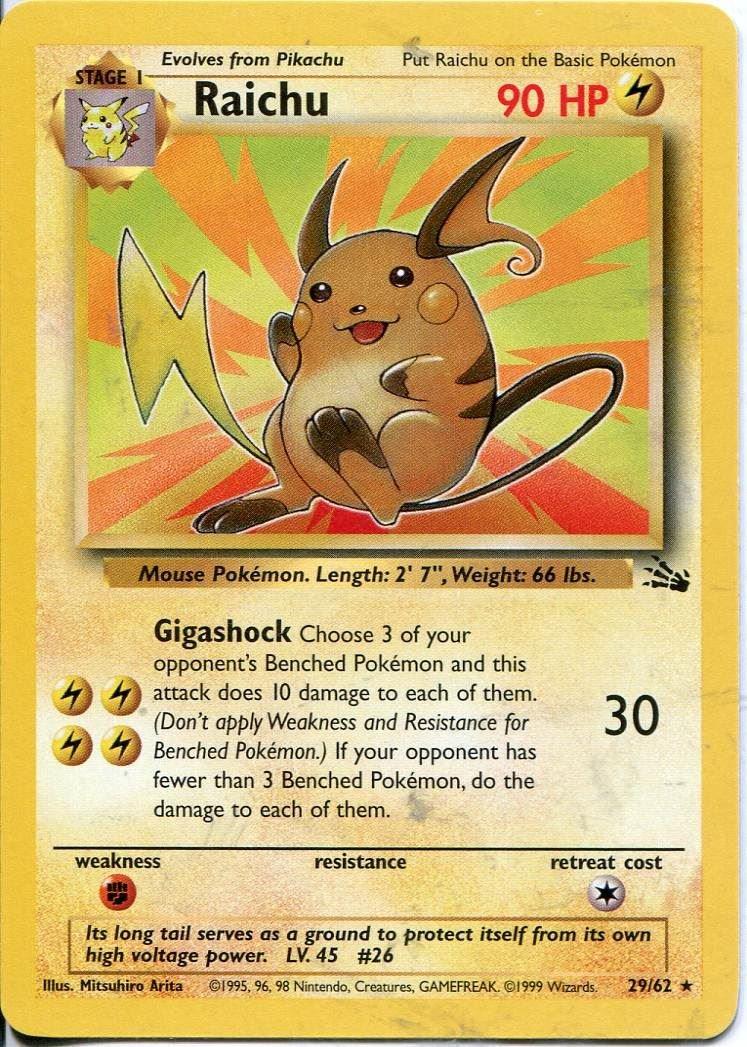 Raichu (29) (29) 029  - Unlimited - Rare