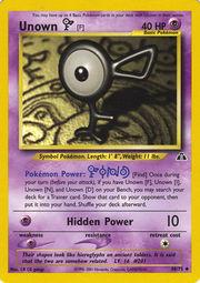 Unown [F] 048  - Unlimited - Uncommon