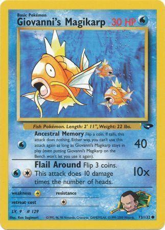 Giovanni's Magikarp 073  - Unlimited - Common