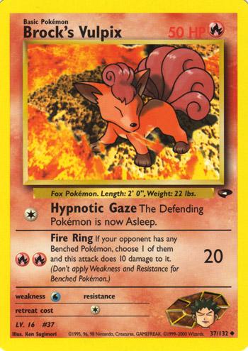 Brock's Vulpix 037  - Unlimited - Uncommon