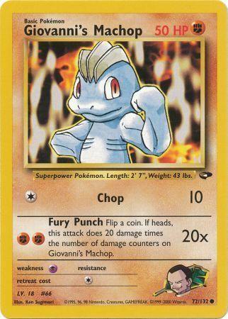 Giovanni's Machop 072  - Unlimited - Common