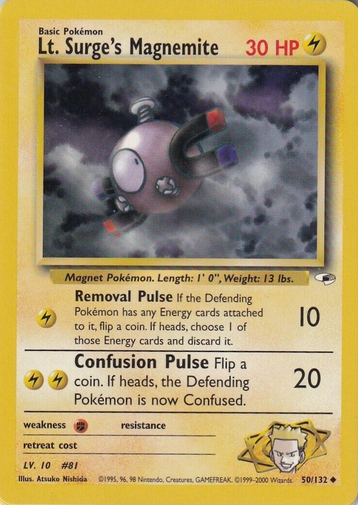 Lt. Surge's Magnemite (50) (50) 050  - Unlimited - Uncommon