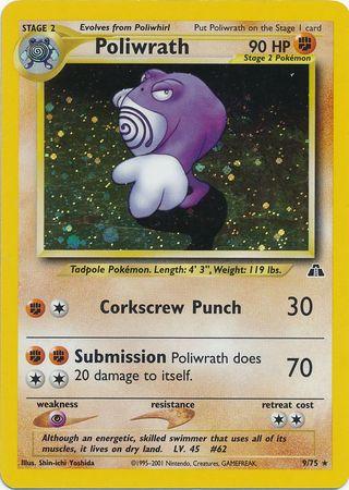 Poliwrath (9)/75  - Unlimited Holofoil - Holo Rare