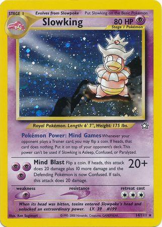 Slowking 014  - Unlimited Holofoil - Holo Rare