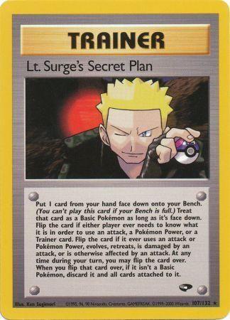 Lt. Surge's Secret Plan 107  - Unlimited - Rare