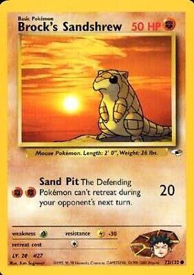 Brock's Sandshrew (72) (72) 072  - Unlimited - Common