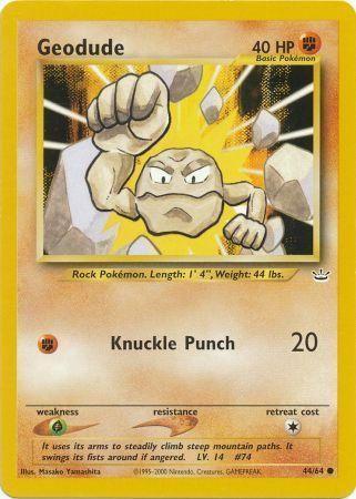 Geodude 044  - Unlimited - Common