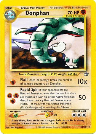 Donphan 021  - Unlimited - Rare