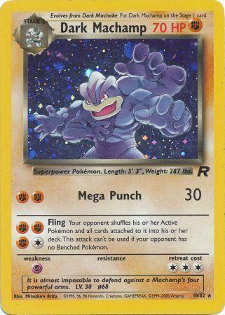 Dark Machamp (10) (10) 010  - Unlimited Holofoil - Holo Rare