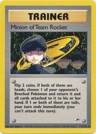 Minion de la Team Rocket (113/132) [Gym Heroes Unlimited] 