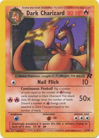 Dark Charizard (21) (21) 021  - Unlimited - Rare