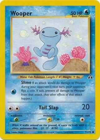 Wooper (71/75) [Neo Découverte Illimité] 