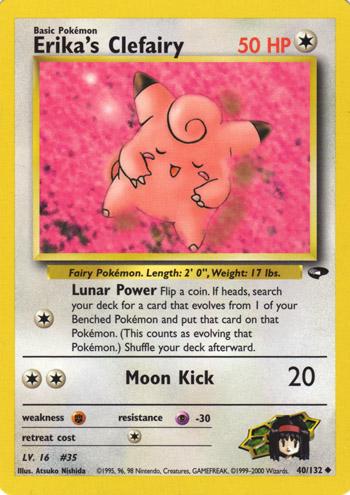 Erika's Clefairy 040  - Unlimited - Uncommon