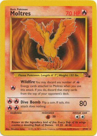 Moltres (27) (27) 027  - Unlimited - Rare