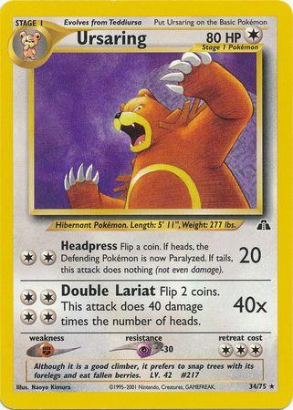 Ursaring (34) (34) 034  - Unlimited - Rare