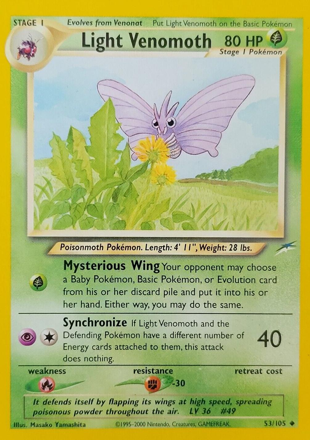 Light Venomoth 053  - Unlimited - Uncommon