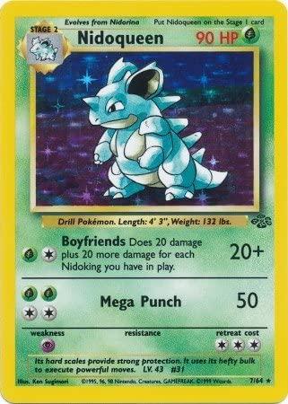 Nidoqueen (7) (7) 007  - Unlimited Holofoil - Holo Rare