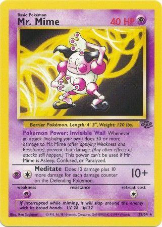Mr. Mime (22) (22) 022  - Unlimited - Rare