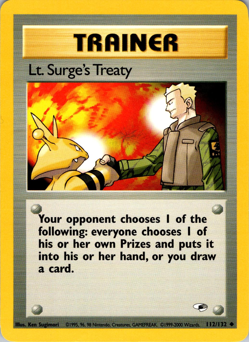 Lt. Surge's Treaty 112  - Unlimited - Uncommon