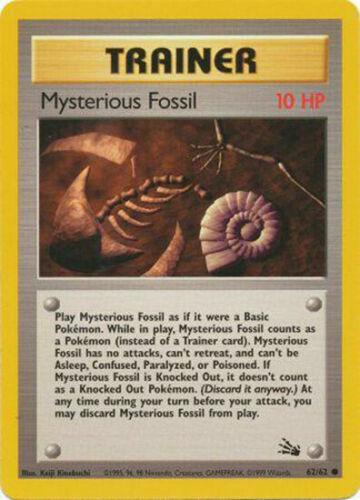 Fossile mystérieux (62/62) [Fossile illimité] 