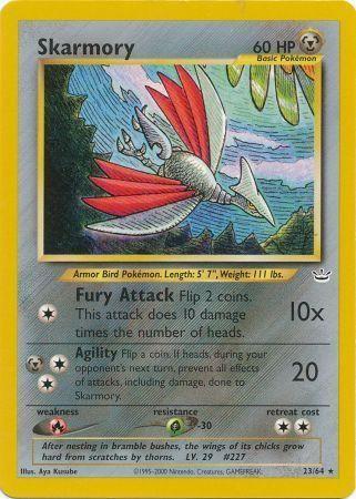 Skarmory 023  - Unlimited - Rare