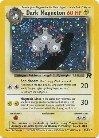 Dark Magneton (11) (11) 011  - Unlimited Holofoil - Holo Rare