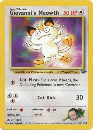 Giovanni's Meowth (74) (74) 074  - Unlimited - Common