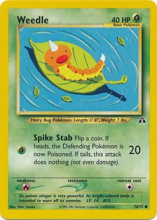 Weedle 070  - Unlimited - Common