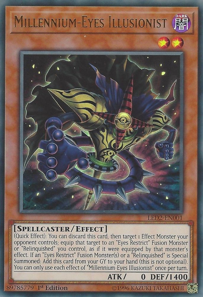 Millennium-Eyes Illusionist (LED2-EN001) - Ultra Rare