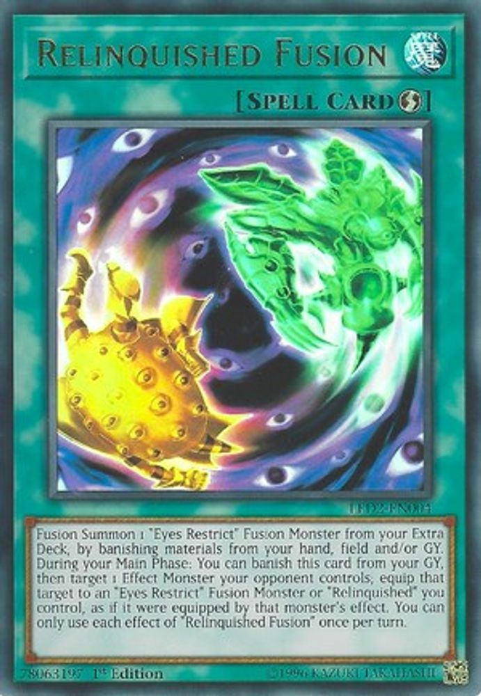 Relinquished Fusion (LED2-EN004) - Ultra Rare