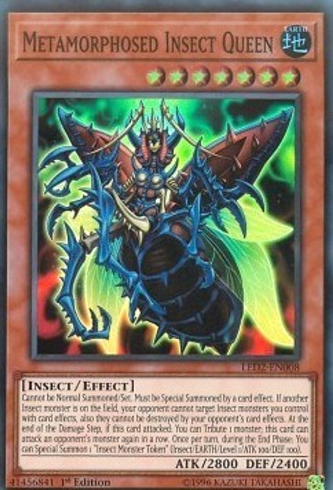 Metamorphosed Insect Queen (LED2-EN008) - Super Rare
